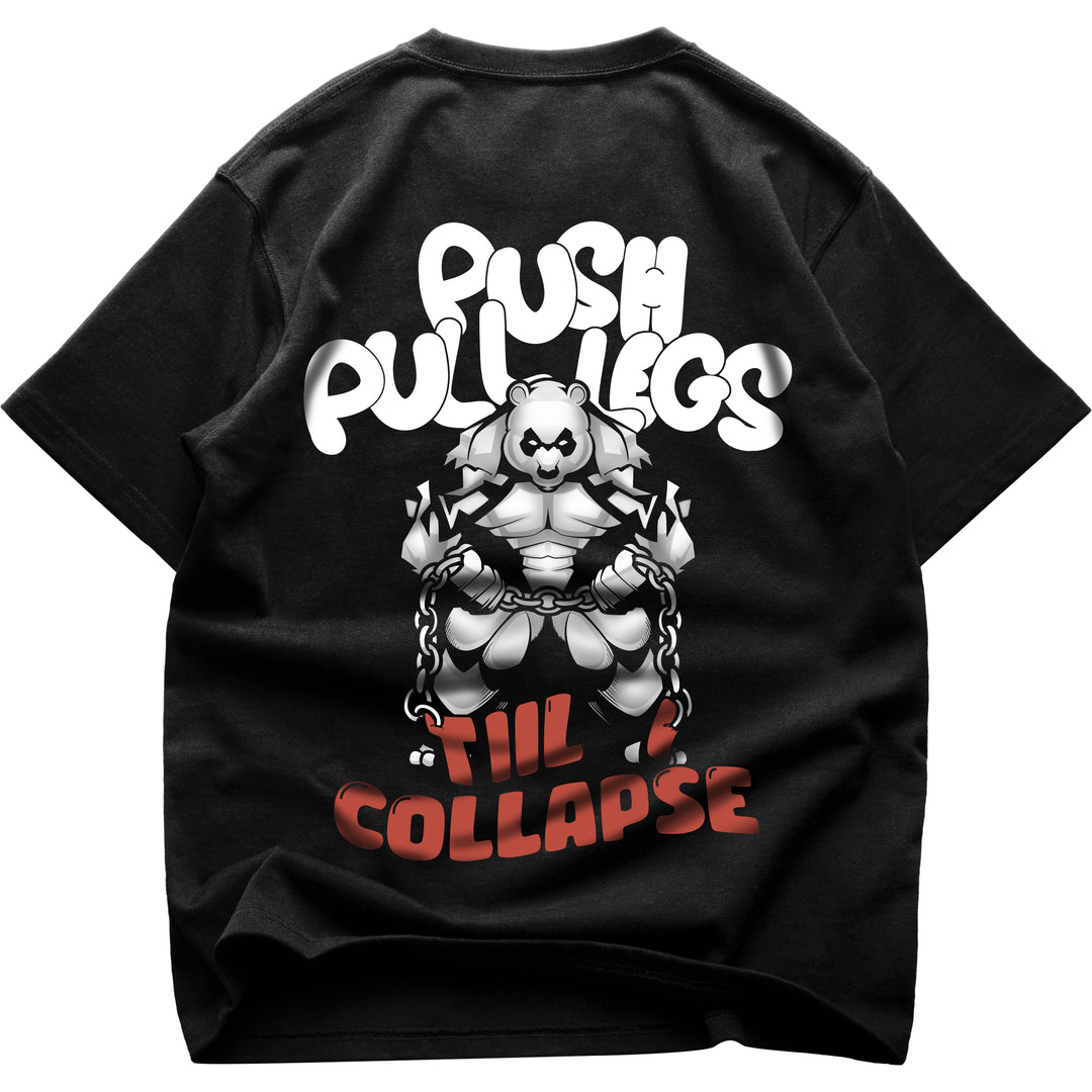 Push,pull,legs Oversized (Backprint) Shirt