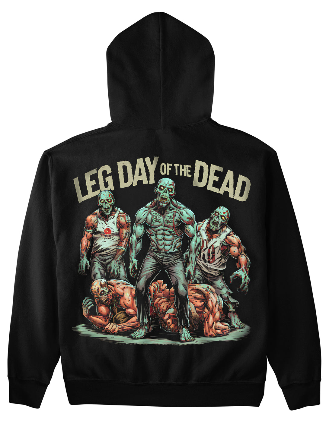 Leg day of the dead (rugafdruk) hoodie