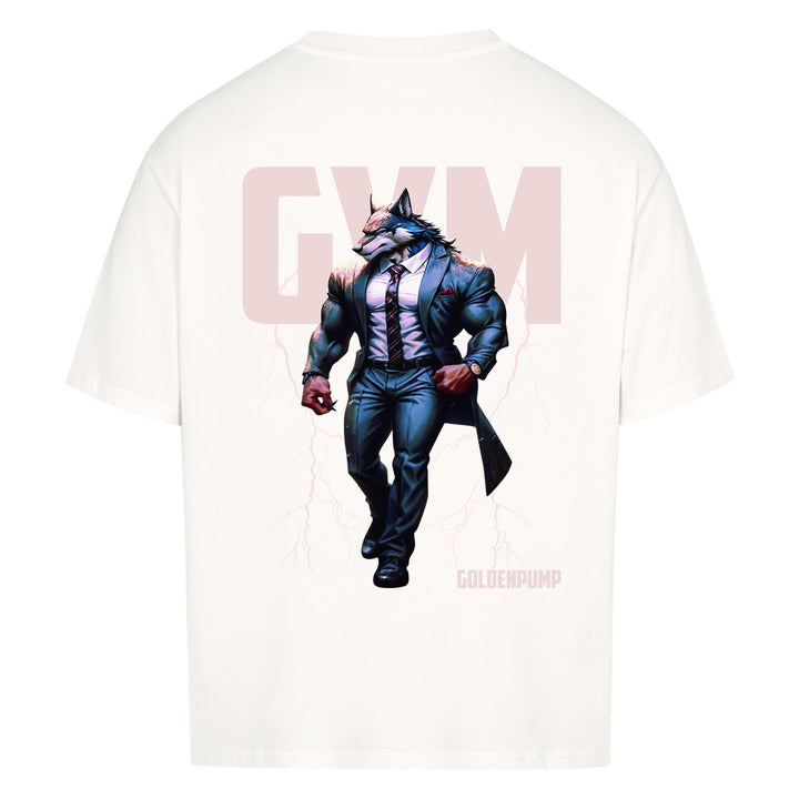 Gym-Wolf (Backprint) Oversized Shirt
