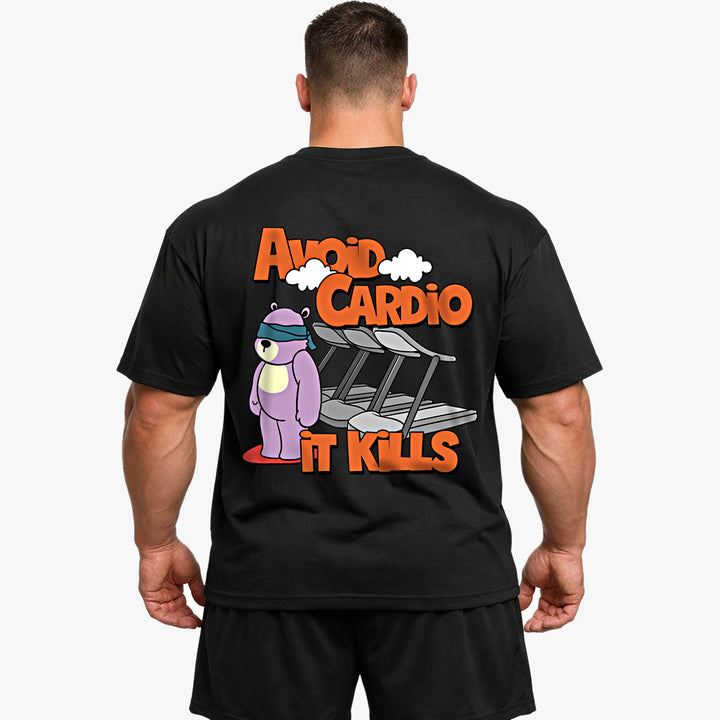 Camisa extragrande Evite Cardio (estampado en la espalda)