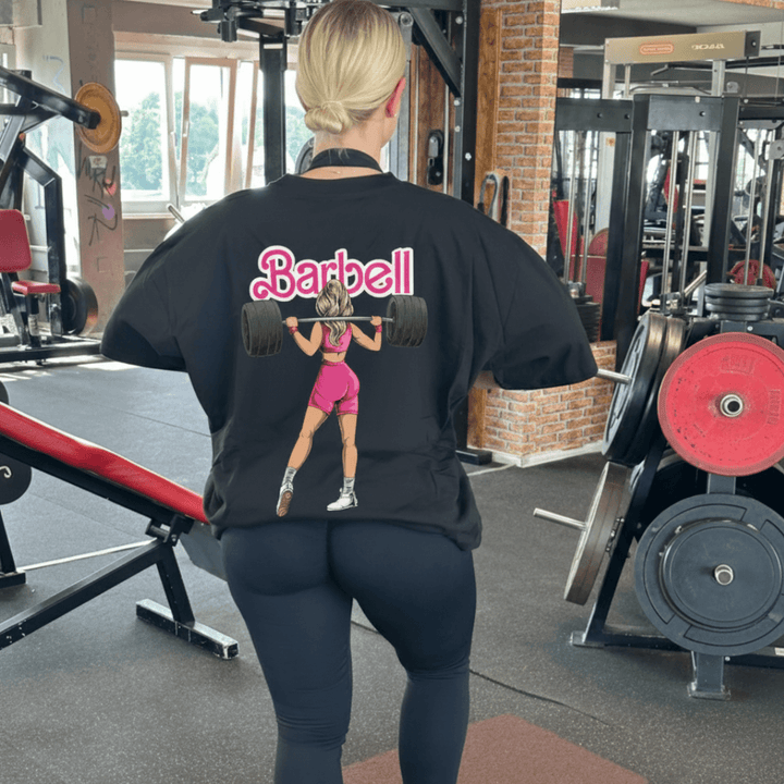 Barbell (Backprint) Oversized Shirt