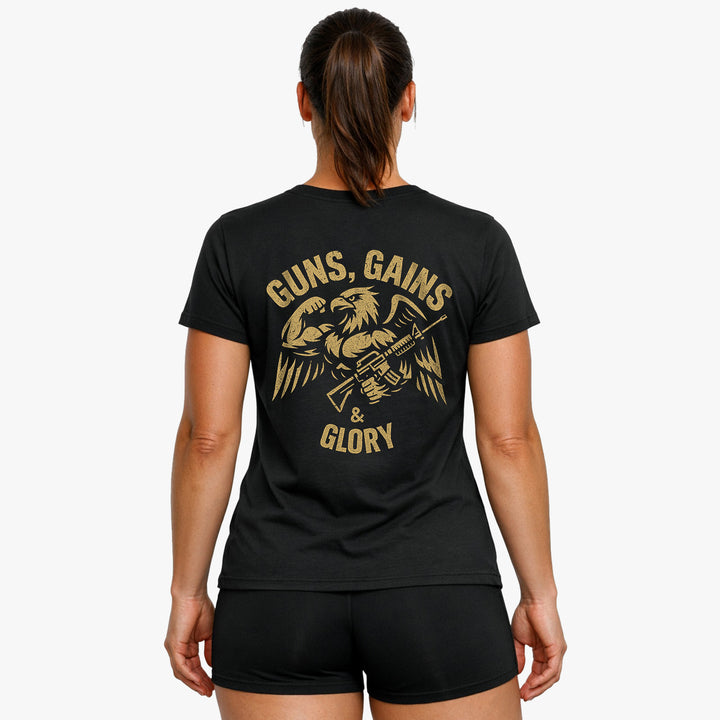 Gains & Glory (Backprint) T-Shirt