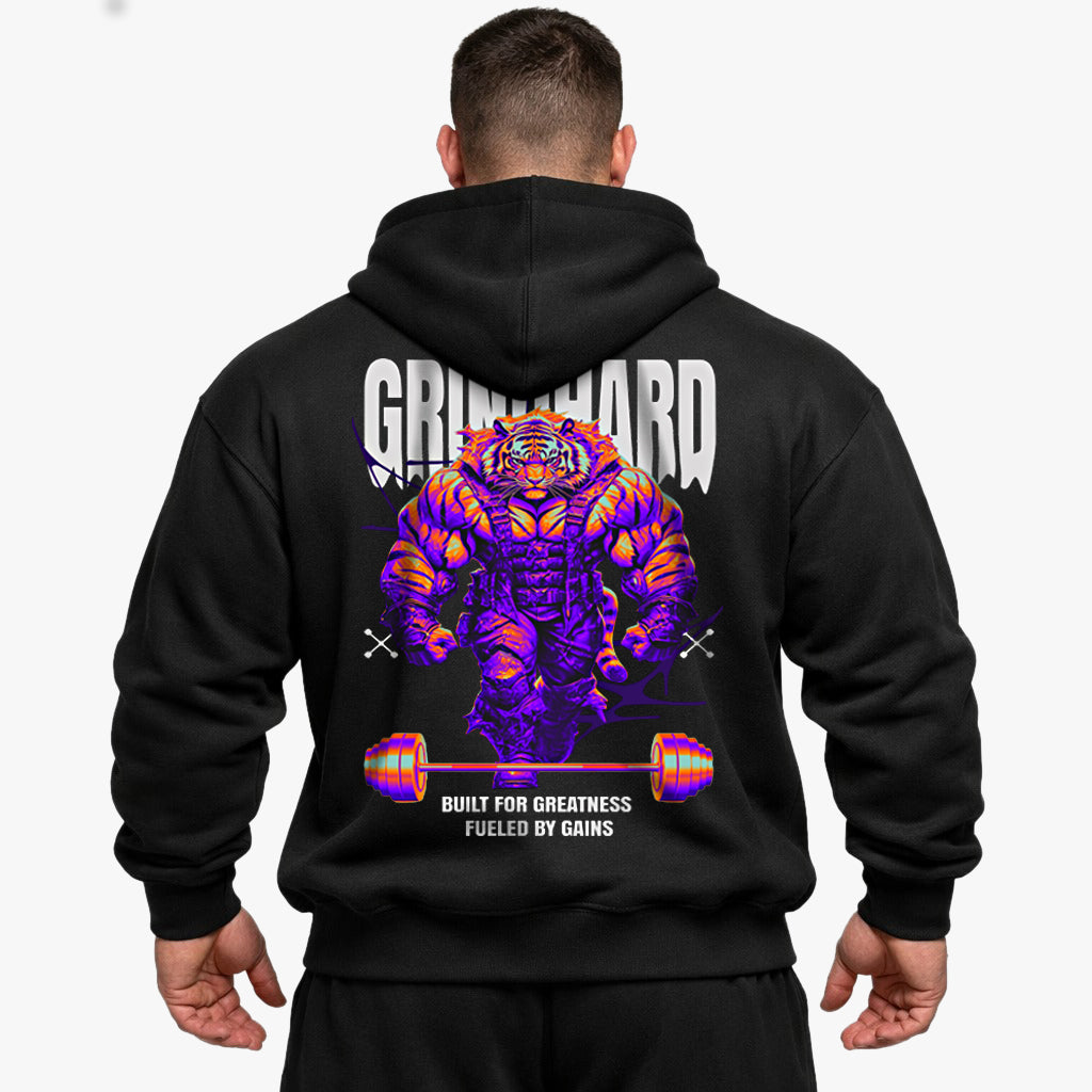 Grind hard Oversized Hoodie