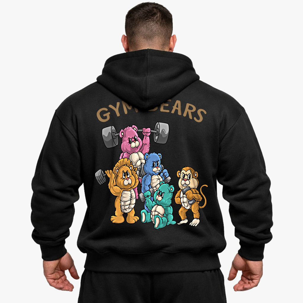 Gym Bears (Backprint) Oversized Hoodie