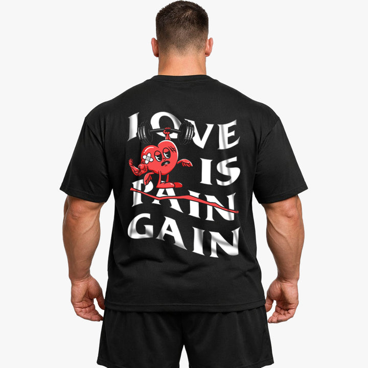 Love is Gain Oversized (rugafdruk) shirt
