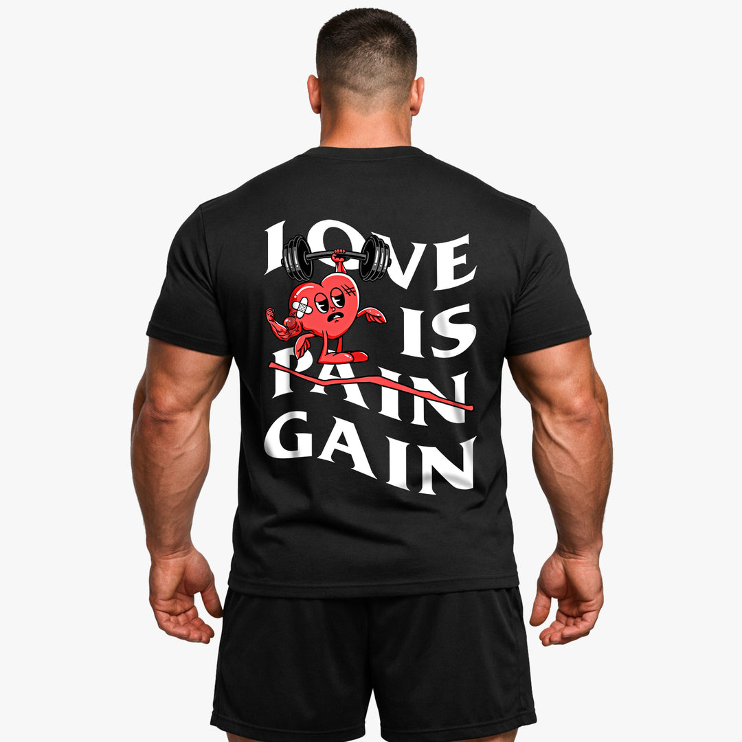 Liefde is winst (rugafdruk) shirt