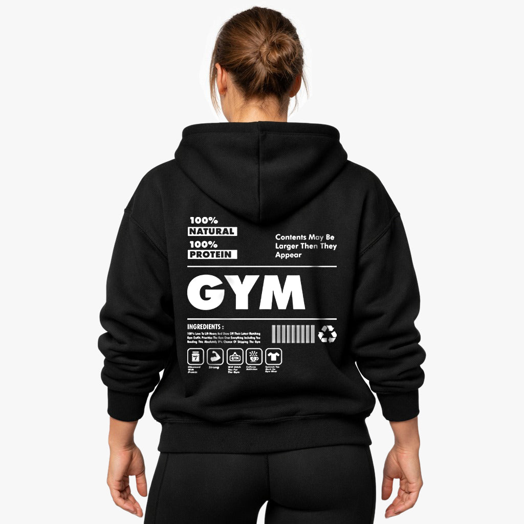 Natural Oversized (Backprint) Hoodie