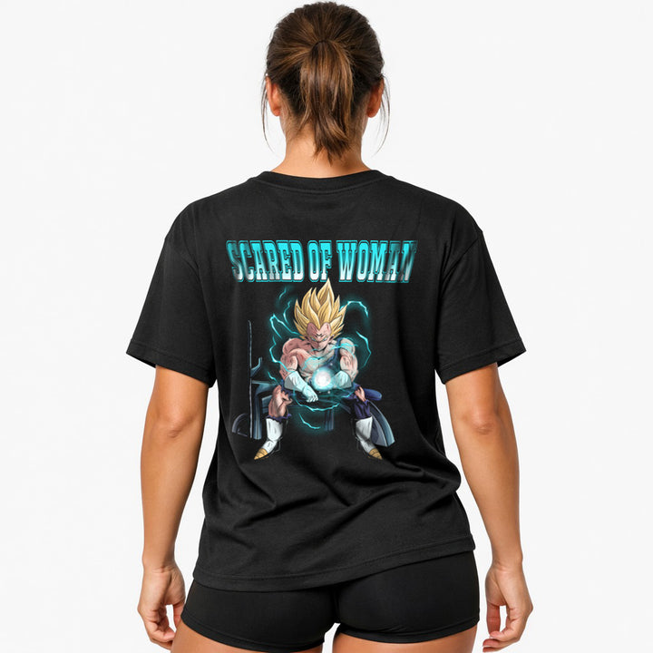 Scared of Woman Oversized (Backprint) Shirt