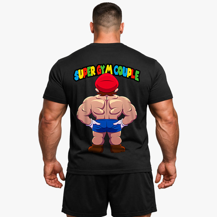 Super Gym Couple (Backprint) Shirt