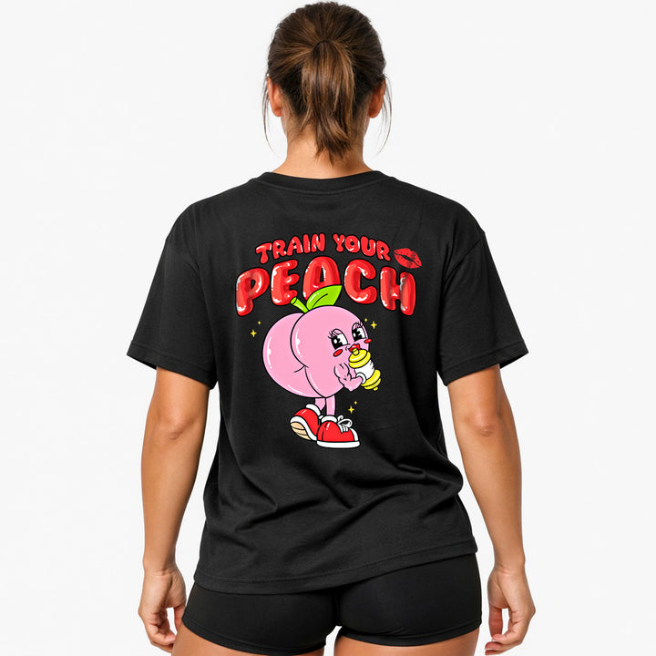 Train je Peach Oversized (Backprint) Shirt