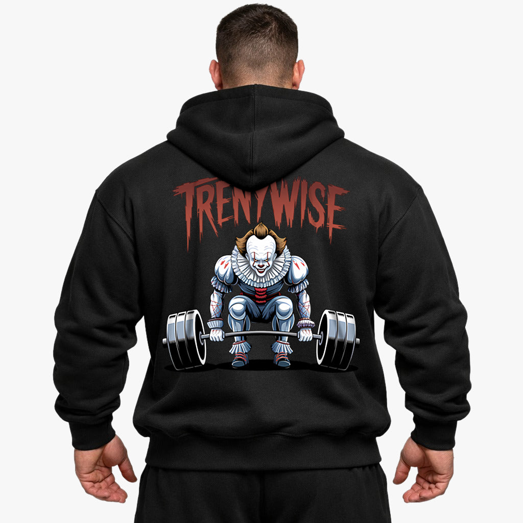 Sudadera con capucha extragrande (estampado en la espalda) de Pennywise