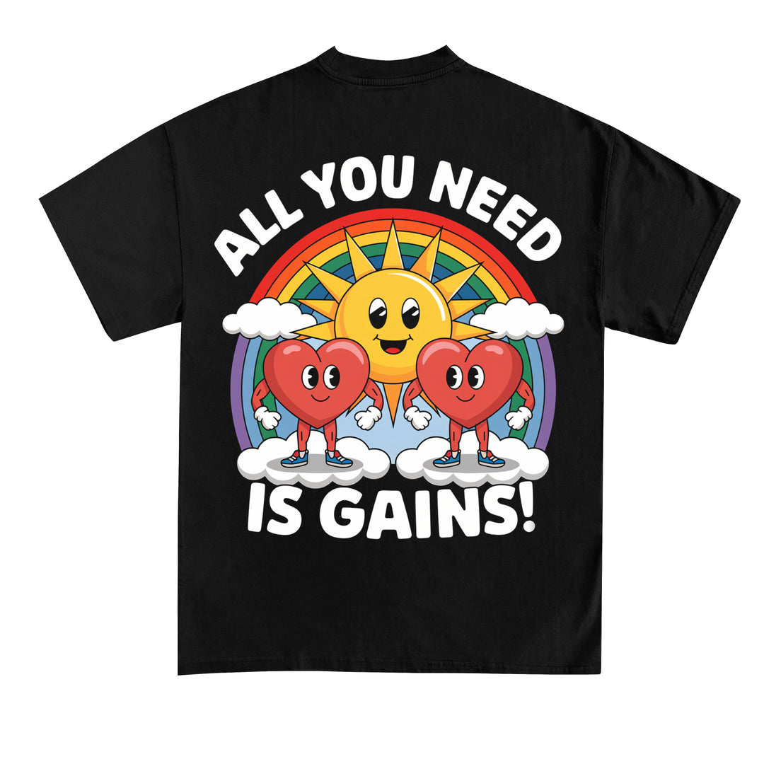 All you need (backprint) shirt