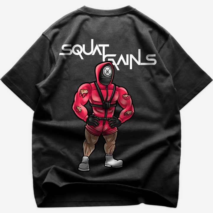Squat Gains (Backprint) Oversized Shirt