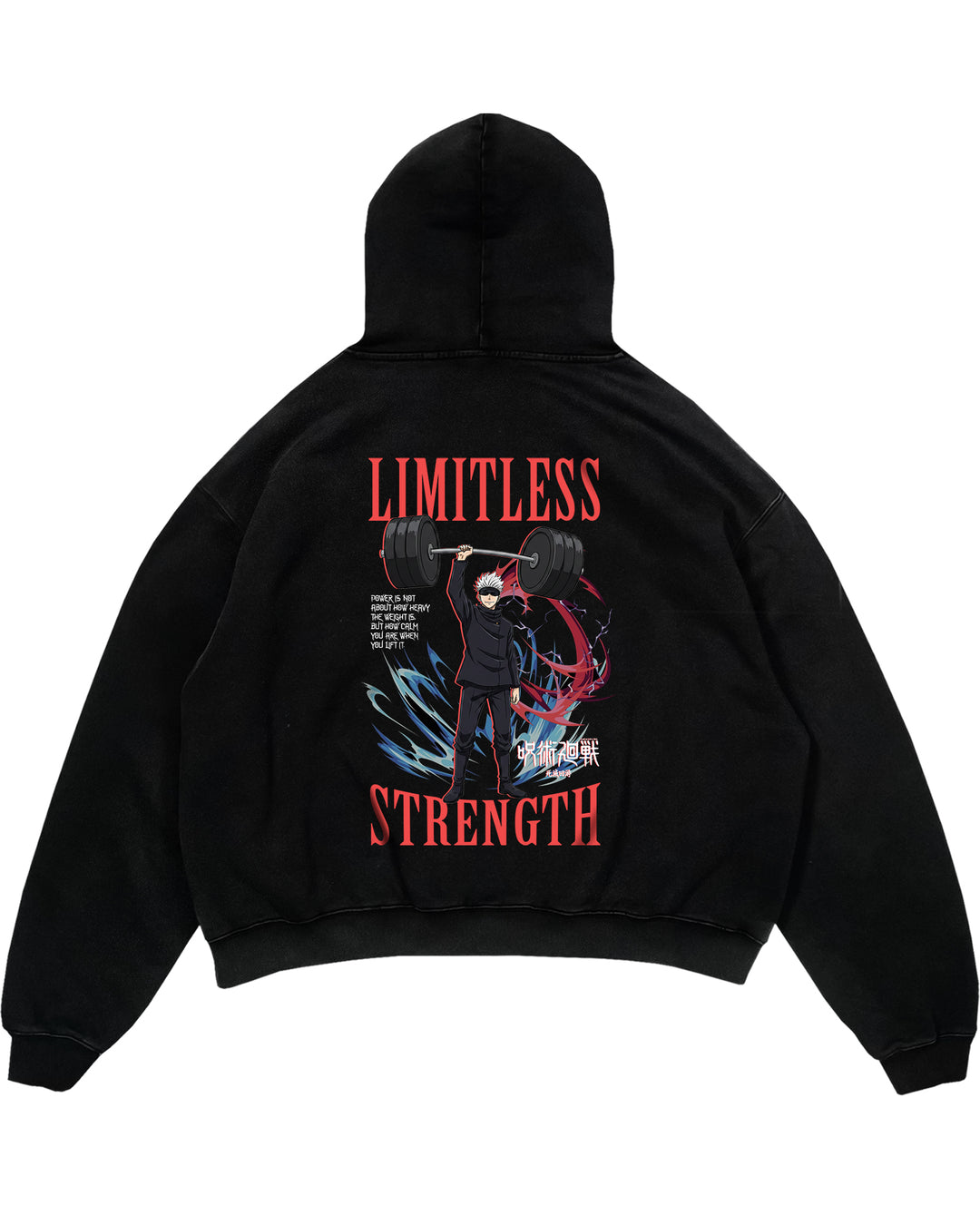 Limitless Strength (Backprint) Oversized Hoodie