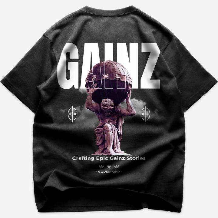 Gainz (Backprint) Oversized Shirt