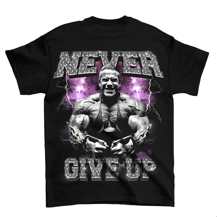 Never give up (Backprint) Shirt