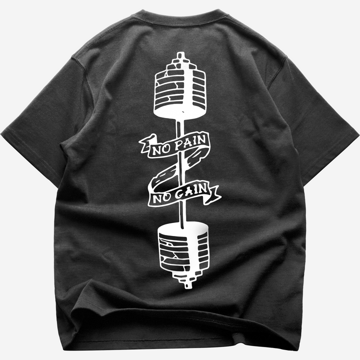 No Pain No Gain (Backprint) Oversize Blast